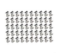 Zeroupshop Hot Dipped Galvanised Glazing Clips for Aluminium Frames(50PCS) | 304 stainless steel, rustproof build, secure glass hold, 25 pack value, fits aluminium frames