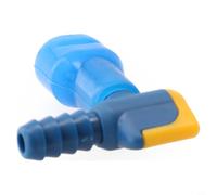 Zeroupshop Hydration Pack Bite Valve Replacement, with On/Off Switch, 9mm Silicone Nozzle Mouthpiece, for Hiking Camping Water Bladder Bags, Blue(B 90 Degree)