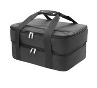 Zeroupshop Insulated Casserole Carrier with 8mm Aluminium Foil Lining for Hot or Cold Food Transport, Large Oxford Cloth Bag with Zipper Pocket and Handles for Picnics, BBQs and Potluck Parties