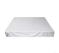 Zeroupshop Insulated Spa Cover Protector 210D Oxford Cloth Square Thermal Shield for Swimming Hard Covers, Reduces Heat Loss, Protects from , Rain, Dirt, Hail and Debris, Silver, Three Size(218*218*30