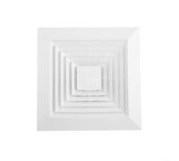 Zeroupshop Integrated Ceiling Ventilation Fan,Powerful Silent Exhaust Fan for Kitchen and Bathroom,Energy Efficient Air Ventilator with Noise Reduction,ABS Material,(20 * 20cm)