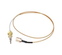 Zeroupshop Kitchen Gas Hob Thermocouple Temperature Control Probe 600 mm Metal Safety Sensor Professional Grade Oven Replacement Component(120cm)