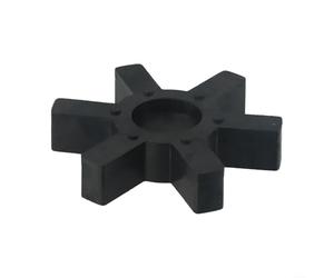 Zeroupshop L-190 Flexible Coupling Insert, Rubber Spider for L-Jaw Systems, Compatible with Lovejoy and TB Woods Couplers, 113mm Black Element for Conveyor Motors