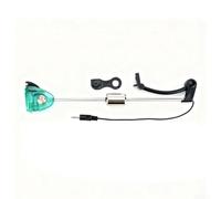 Zeroupshop LED Carp Fishing Bite Alarm Indicator with Quick Change Connector, 23 cm Plastic Swing Arm for Night Use, Compatible with Standard Bite Alarms(green)