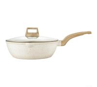 Zeroupshop Lightweight Maifan Pan 28cm For Sauté And Simmer | Multi-layer composite base, for rapid uniform heating, prevents hot spots, energy efficient design
