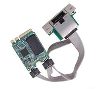 Zeroupshop M.2 Key E 2.5G Ethernet Network Card with RTL8125B Chipset, For PCIe Gigabit LAN Adapter for Desktops Workstations Servers, For Linux Compatible, Single For RJ45 Port