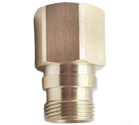 Zeroupshop M22 14 to M22 15 M22 16 Brass Quick Connect Adapter for HD HDS Easy Force Pressure Washer Hose, Leak Proof Copper Fitting with Fast Swivel Mechanism(M22-16)