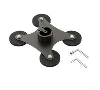 Zeroupshop Magnetic Roof Mount for Mini, Drill-Free Aluminum Adapter Bracket with 240lbs Suction, Shockproof Quick-Release Base for RV Truck Boat Vehicle