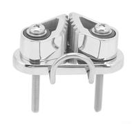 Zeroupshop Marine Cam Cleat 316 Stainless Steel for 3-12mm Rope, Sailing Anchor Line Lock with Flared Entry for Canoe Dinghy, Rust Resistant Hardware