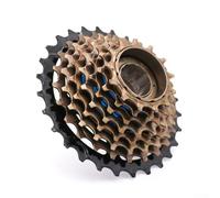 Zeroupshop Mountain Bike Freewheel 6/7/8 Speed 13/14-28T Screw-On Cassette High-Carbon Steel Smooth Shifting Replacement Part For Road Bicycles(8 speed Position)