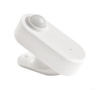 Zeroupshop PIR Motion Sensor,2.4GHz Wireless Movement Detector with 105° Angle & 5m Range,Real-Time Push for Alerts & History Tracking for Home Security,White