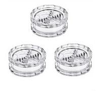 Zeroupshop Plastic Garlic Press, 7.5cm, 3 Pack, Easy-Clean Tool
