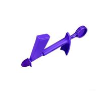Zeroupshop Plastic Pearl Applicator Tool with 4 Silicone Converter Heads 3mm-6mm for Cake Sugar Ball Decorating Baking DIY Edible Dessert Dishwasher Safe