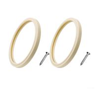 Zeroupshop Pool Light Lens Gasket Kit for Pentair for intellibrite & for amerlite, Replacement Part 79101600 with Screws, Silicone Leak-Proof Seal Washer for SAM Series, Easy Install(2 pieces + 2