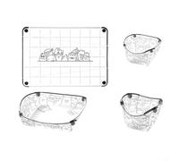 Zeroupshop Portable Camping Tableware Set Foldable Dinner Plates Bowls Mug Cutting Board Travel Outdoor Picnic Dining Set