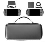 Zeroupshop Portable Hard Carrying Case for GPD Win 5 Console, PU Leather Protective Travel Bag with Custom Fit Design, Additional Storage for Accessories(Black)