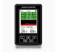 Zeroupshop Portable Nuclear Radiation Detector Beta Gamma X-Ray Monitor Digital Dosimeter with TFT Screen Backlight Display Energy Range 20kev-3.2mev Battery Operated