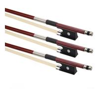 Zeroupshop Professional 1/4,1/8,1/10 Half Size Violin Bow, Practice Bow, Red Sandalwood Frog Violin Arbor White Horsehair Violin Bow For Beginners And Students (1/8)