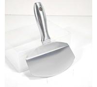 Zeroupshop Professional Drywall Putty Scraper Stainless Steel Wall Scraper Spatula Hand Tool Multi Purpose Flexible Finishing Cleaning Scraping Tool