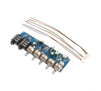 Zeroupshop PT2399 Karaoke Microphone Preamp Boards, with for ECHO Reverb Delay Effect, 12 V DC Single Supply Low Noise Audio Mixer Module, with Adjustable Volume and Time Knobs, for DIY Sound Projects