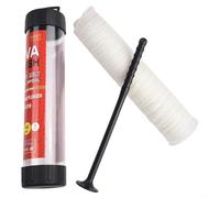 Zeroupshop PVA Fishing Mesh Net 5m Water Soluble Bait Bag Feeder with Tool Green Terminal Tackle, For Carp Fishing 60mm(25mm*5m)