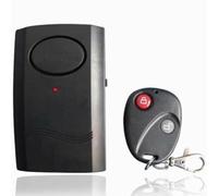 Zeroupshop Remote-Controlled Wireless Alarm System with Vibration Sensor and Strong Magnet, Waterproof Anti-Theft Security for Motorcycle, Door, Window, Cabinet, Black