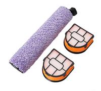 Zeroupshop Replacement For Brushroll and Filter Bundle for For Shark For HydroVac 3-in-1 WDB1F2 AW201 WD201,Washable Foam Filters with Anti-Tangle Roller for Hard Floors