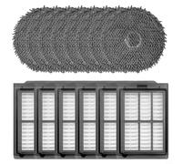Zeroupshop Replacement Parts Kits, for 3i P10 For Ultra Robot Vacuum, Includes Mop Cloths and For HEPA Filter, ABS and Nylon Accessories, for Effective Cleaning and Air(B)