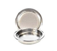 Zeroupshop Round Sliding Door Handle Flush Pull Recessed Insert Circular for Closet Cabinet Pocket Doors, Iron Modern Space-Saving Hardware, (Silver)