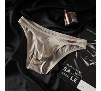 zeroupshop Satin-like Men's Underpants Nylon Spandex Low Waist | Ice silk fabric, breathable pouch, high stretch, low waist, smooth touch for daily wear