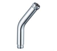 Zeroupshop Shower Head Extension Hose G1/2, 304 Stainless Steel 6 Inch Adjustable Rod, for Handheld Showers, Leak-Proof Connector, with Wide Sealing Ring, Silver