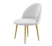 zeroupshop Silver Fox Velvet Chair Cover, Stretchable Duckbill Chair Cover Slipcover, Back Chairs Cover Elastic Washable Removable Chair Protector(light gray)