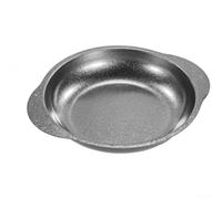 Zeroupshop Small Cooking Pot, Retro Snowflake Double Ear Shallow Pan, Stainless Steel 23 cm Compact Snack Pot for Pasta Ramen Seafood, For Easy Clean Lightweight Kitchen Cookware(A)