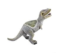Zeroupshop Solar Dinosaur Statue Light, Weather-Resistant Resin Garden Ornament,with Auto LED,for Courtyard Lawn Patio Balcony Decor, 10.5x26x21.5cm
