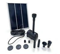 Zeroupshop Solar Fountain Kit 10W With 9 Nozzles, Automatic Dry Run Protection, Energy-Efficient Water Feature For Bird Bath, Garden Pond, Outdoor Decoration(10W)