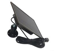 Zeroupshop Solar Panel for Trail Camera with 6000mAh Battery, 3W IP66 Waterproof Charger Compatible with for BUSHNELL for SPYPOINT for WINGHOME 5V 4G Hunting Cameras, Black