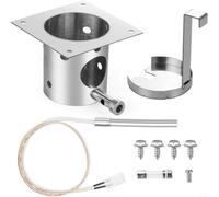 Zeroupshop Stainless Steel Burn Pot, 200W, 120V, 230V | for Hot Rod Ignitor Kit, Ash Remover, Fuse, Screws, Pellet Grills, Heating Element, Replacement Parts