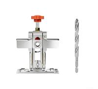 Zeroupshop Stainless Steel Cabinet Door Fitting Device With Optional Base And Drill Bit For Broader Application Range(D)