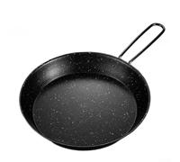 Zeroupshop Stainless Steel Folding Handle Frying Pan, Non-Coating Grill Skillet for Induction Gas Stovetops, Compact Portable Cookware for Camping forOutdoor Cooking Picnic, 20cm(20cm)