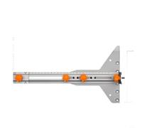 Zeroupshop Stainless Steels Router Circle Cutting Jig for Woodworking, Adjustable For Edge Trimmer with Bearing, 67-823 mm Radius Milling Guide Kits, for Precise Round Cuts(B)
