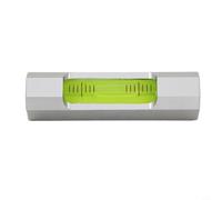 Zeroupshop Strip Level Meter 0.02mm/m for SPIRIT Level Bar Type Bubble Vial for Machine Tool Alignment Construction DIY Portable Black White 85x20x20mm(D)