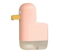 Zeroupshop Touchless Sensor Soap Dispenser Duck Shape ABS | ABS plastic body, for durable construction, pink color, 15x6.5x17cm size, transparent level window