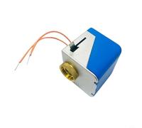 Zeroupshop VA-7010 Electric Two-Way Valve G3/4 Forged Brass HVAC Actuator 24VAC Auto Reset Manual Override Hot Cold Water 2C To 95C(A)