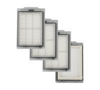 Zeroupshop Vacuum Cleaner Replacement Filter Set, Washable HEPA For Everybot Q9, For Conga 20090 ProAI, Fits For Polaris PVCRAC 7790 For IQ Home And For Roomba Plus 405/505 For Combo(4 PACK)