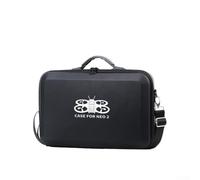 zeroupshop Waterproof PU Leather Carrying Case with Adjustable Shoulder Strap for DJI NEO2, Compact Travel Storage Bag for Outdoor Adventures in Sl lack Or Grey(Black)