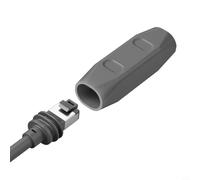 Zeroupshop Waterproof RJ45 Coupler for Starlink Gen3 IP67 Rated, 100m Gigabit Ethernet Extension Cable Adapter, -20°C-75°C Operating Range, PVC Construction, 8P8C Connector