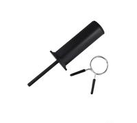 Zeroupshop Weight Stack Pin Weight Stack Extender, Weight Stacking Pin With Spring Clip Ring, For Cable Strength Training Machine(8 * 110mm+3 rounds)