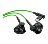 zeroupshop Wired Gaming Earbuds with Microphone Type C USB - Low Latency In-Ear Monitors for FPS MOBA - Noise Isolating for hybrid IEM Headphones for Android PC(A)