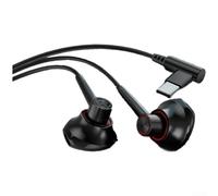 zeroupshop Wired Gaming Earbuds with Microphone Type C USB - Low Latency In-Ear Monitors for FPS MOBA - Noise Isolating for hybrid IEM Headphones for Android PC(B)