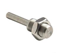 Zeroupshop Z011 Professional Metal Drill Chuck Set with Three-Jaw and Four-Jaw Design Zinc Alloy Manual Lathe Chuck with Connecting Rod for Electric Drill Workshop Equipment(C)